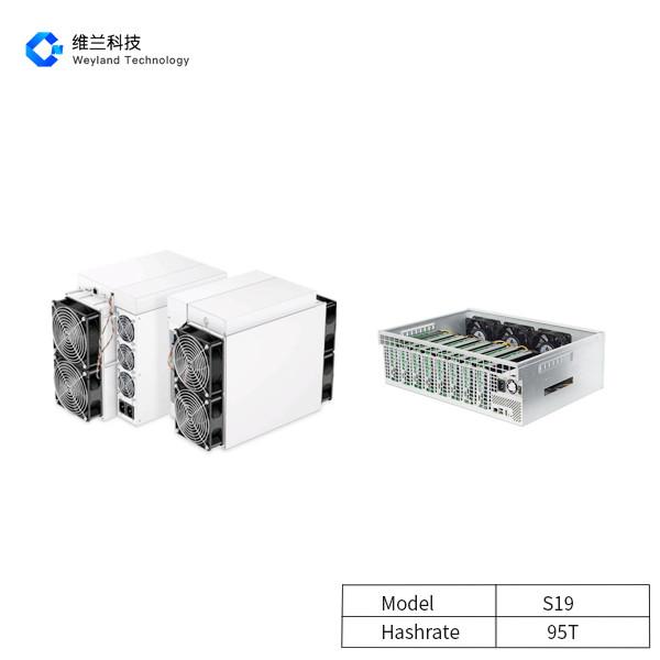Estrutura do fã de BTC Asic Antminer S19 95Th/s quatro para a mineração de Bitcoin