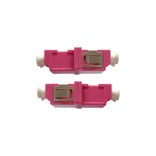 Розовый LC к муфте мультимодной, двухшпиндельному переходнику UPC LC ISO FTTH