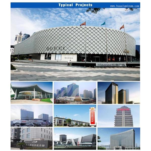 Mould Proof ACP Building Material 700mm Aluminium Composite Wall Panels