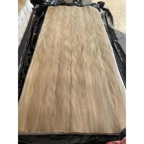 Hoja de chapa de carilla de coronilla de olmo marrón natural cortada para madera contrachapada