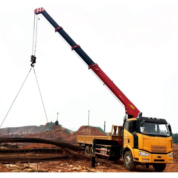 4 Ton Lift Load Foldable Telescopic Straight Boom Lift Crane
