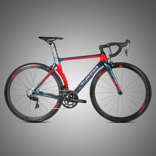 Waterproof Carbon Fiber Road Bike Wheel 700c Rim Holographic Colors Frame