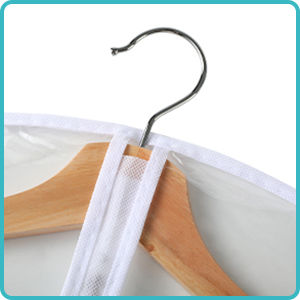 Clear Suit Bag, Plastic Dress Bags For Gowns Long, Dress Protector Zippered Garment Covers For Closet Storage