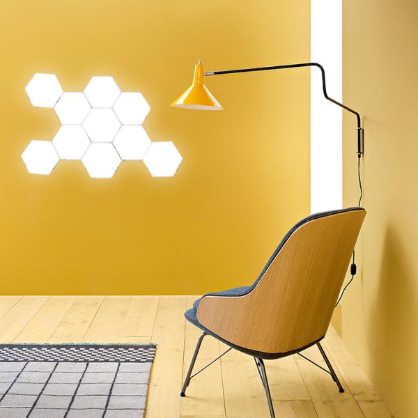 Lampes à capteur tactile modulaires hexagonales La solution d'éclairage de décoration intérieure ultime