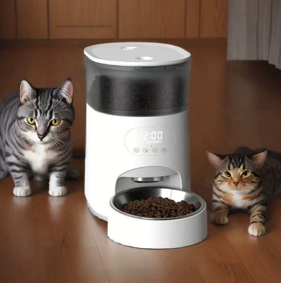 APP Controlled Pet Smart Devices PVC Cat Feeder Bowl 10g - 200g