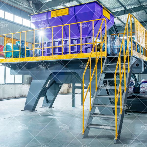 Environment-friendly Heavy Duty Fabric Shredder Machine with Customized Color and 300-22000 Kg/hour Capacity