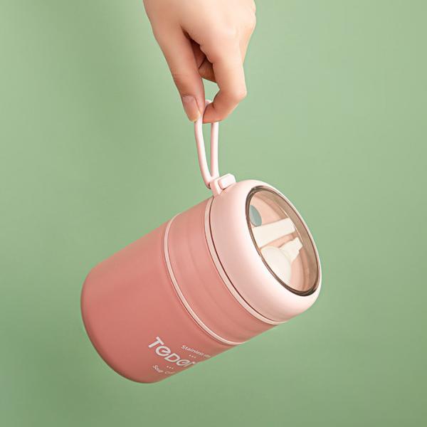 Металлическая коробка с обедом для бенто 316 из нержавеющей стали 710 мл Термос для супа с двойным слоем