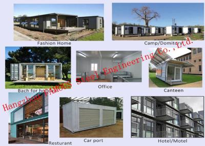 Casa ambiental moderna do recipiente da casa pré-fabricada multi - montagem fácil da casa móvel funcional