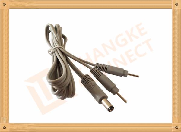 DC 5.5 Tens Unit Cables To 2.0 2 Pin Medial Tens EMS Electrode Lead Wires