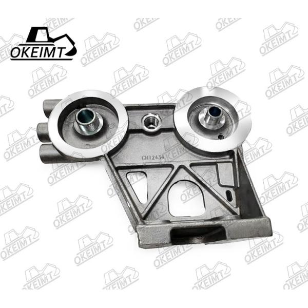 Aluminum 331-6435 Oil Filter Head For Excavator Engine Machinery Parts