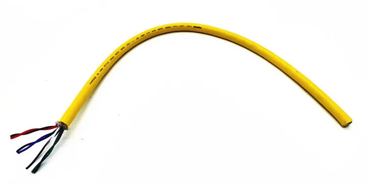 Customized 2 Coax × 36 AWG + 3C × 32AWG + 1Coax × 28AWG teflon insulation biocompatible PVC jacket medical coaxial Cable