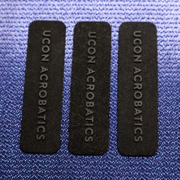 Customized Silicone Embossed 3D Logo Heat Transfer Label For Clothing