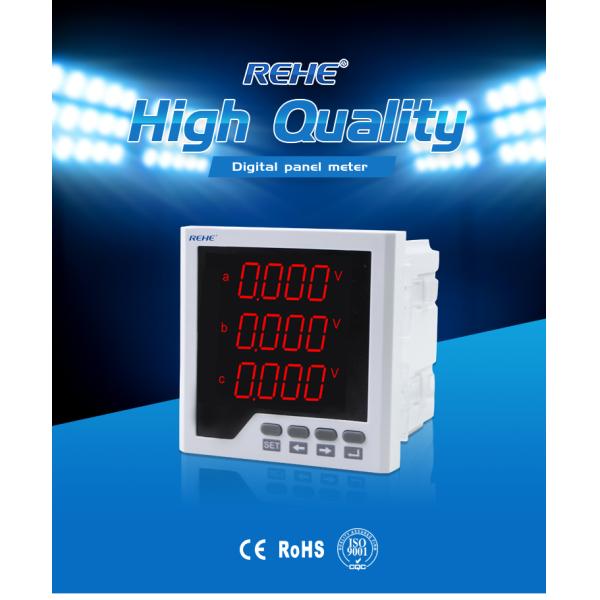 3 phase Multimeters power analyzers electrical power meter with wide power supply