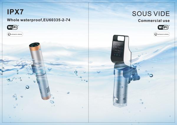 Sous Vide Immersion Circulator and  Slow Cooker GK-EU60335-2-74