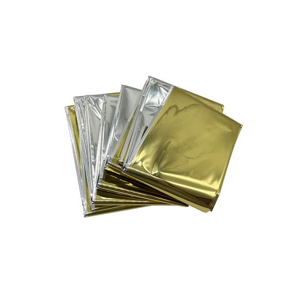Manta Térmica de Emergencia de Mylar, Manual, Alimentada por Energía Humana, Equipo de Supervivencia y Primeros Auxilios