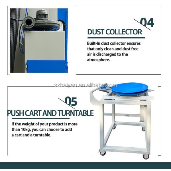 Dry Hand Sandblasting Machine 1010 Simple Operation 550W
