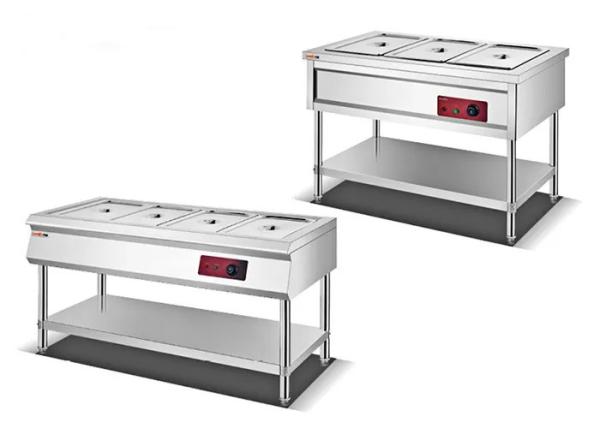 Electric Simple Type Bain Marie Cabinet Stainless Steel Food Warmer Insulation Soup Pool