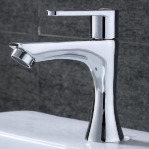 Torneiras da bacia da água fria do banheiro à moda de bronze únicas em Chrome