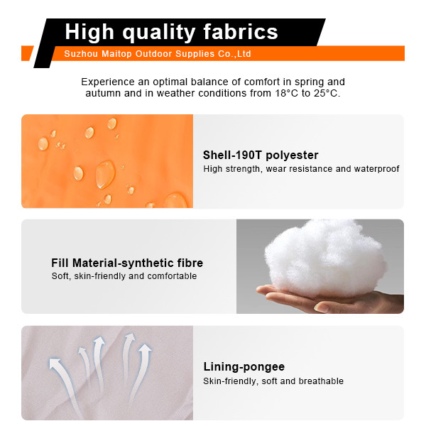 Ultralight 3 Season Camping Sleeping Bags Envelope Sleeping Bag For Camping