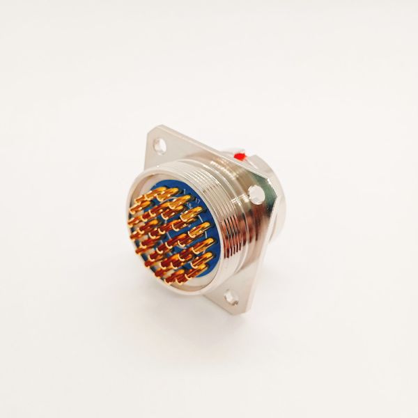 Y3A Series 32 Pin Circular Aviation Connector With Four-Hole Flange Socket Y3A-1832ZJ10 