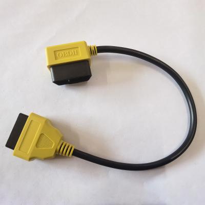 Durable Universal OBD2 Extension Cable Length 0.3m Male To Female