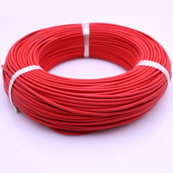 1m High Temperature Silicone Wire 0.3mm 1mm 1.5mm 4mm Glass Fiber