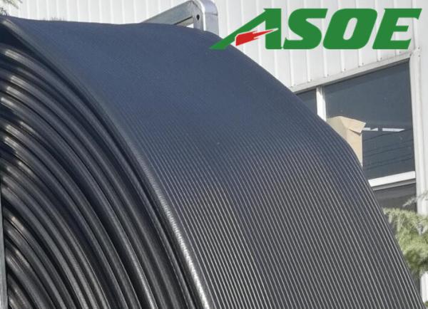 8 2in Lay Flat Hose , Smooth Cover Large Diameter Rubber Hose Water Resistant