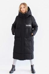 FODARLLOY  high-quality women's drawstring solid color zipper leather warm cotton-padded jacket for women