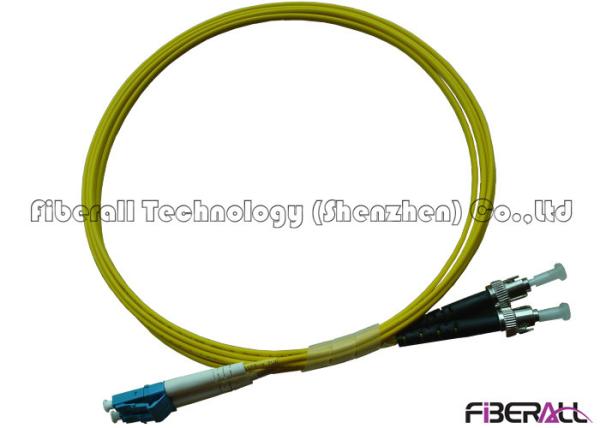 Data Center Singlemode Fiber Optic Jumper LC To ST Fiber Patch Cable Low Insertion Loss