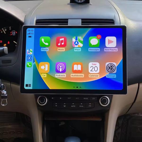 13 дюймовый универсальный сенсорный экран Автомобильное радио Android Carplay GPS навигационная система