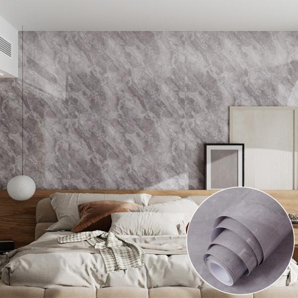 Waterproof 3D Marble Effect Wallpaper Grey 50m Wallpaper That Looks Like Marble