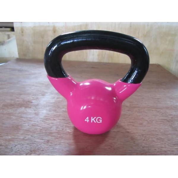 Cross Trainer Colorful Rubber Kettlebell For Commercial Gym