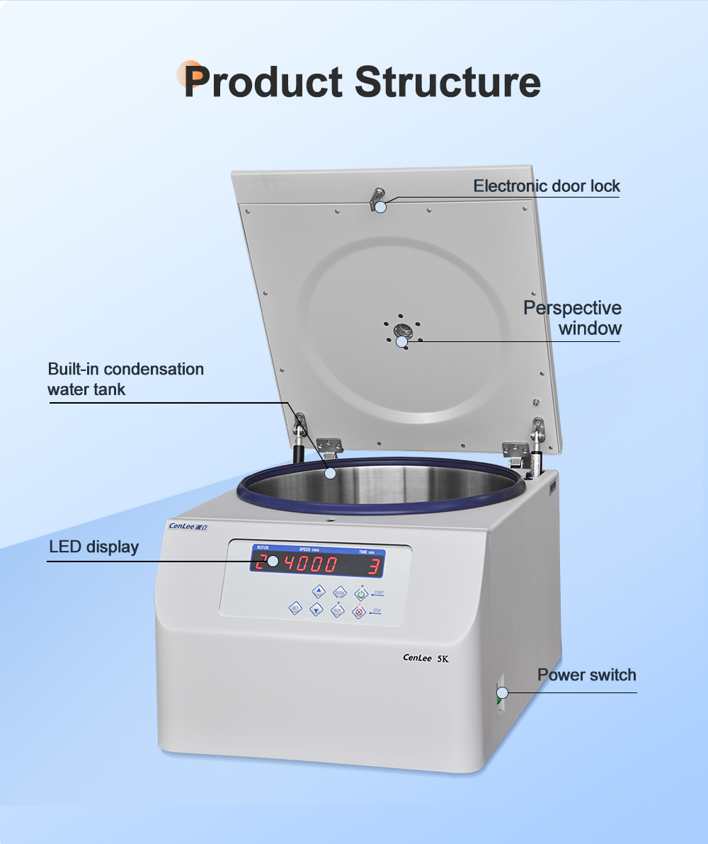 Centrifuge for Bartending Juice Clarification, 5000rpm Bench-top Beverage Centrifuge 4x500ml with Timer for Bar Cocktail Making