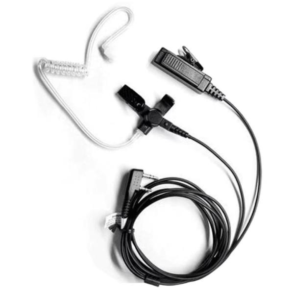 OEM Two Way Radio Accessories Surveillance Clear Acoustic Tube For Kenwood Radio