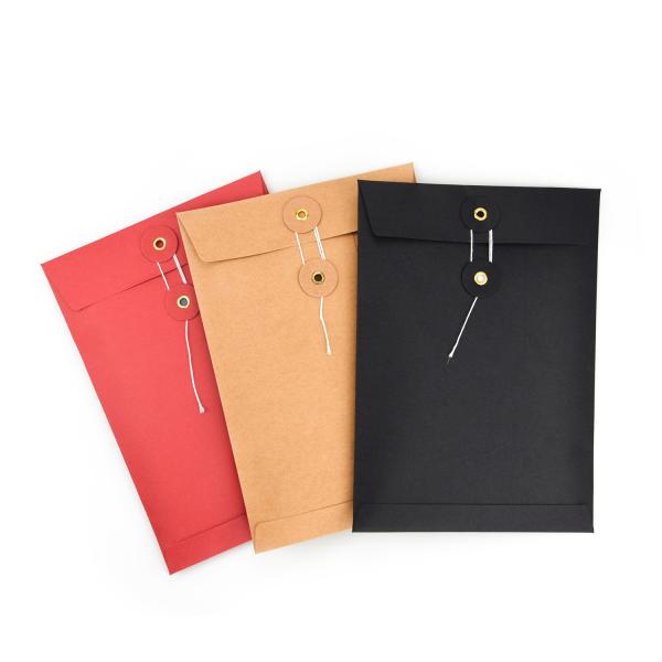 Hot-melt Adhesive Board Back Envelopes for Custom Colour Paper Delivery Packaging