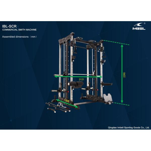 Bodybuilding Multi Functional Pull Up Bar Smith Machine Squat Rack with Cable Pulley