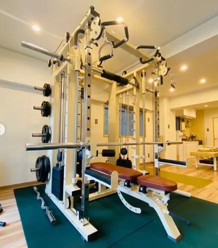 Commercial  Indoor All in One Fitness Equipment Power Rack Smith Machine Multi Functional