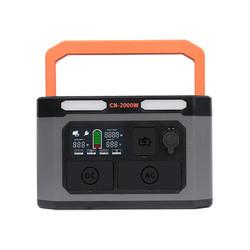 Inverter Lithium Portable Power Station To Run Refrigerator Wireless Charging 2000W