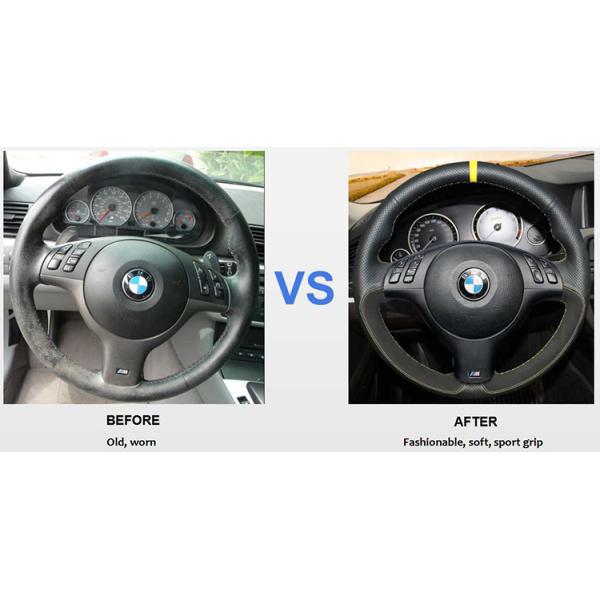 Custom Steering Wheel Cover for 2018 2019 BMW 5 Series G30 G31 M5 F90 X3 G01 X5 G05
