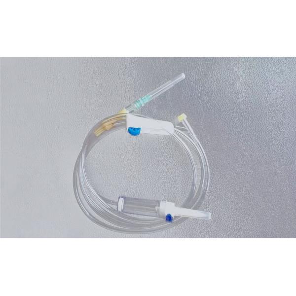 15-60 Drops/ml Disposable Infusion Set with Sterilized Stainless Steel Needle and Medical Grade PVC