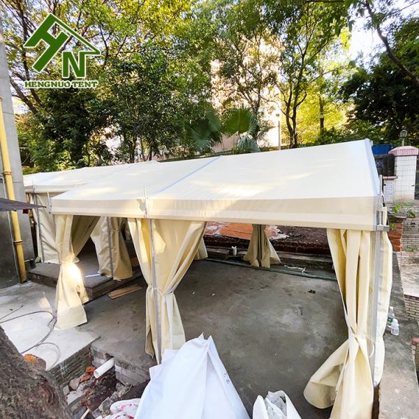 Желтые события шатра церемонии ПВК расстояние залива шатра 48м формы