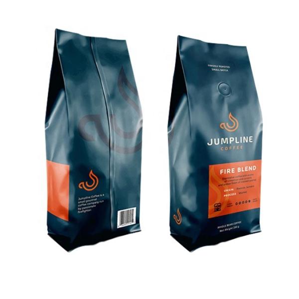 Aluminium Food Grade Recyclable Pouch Side Gusset Coffee Bag