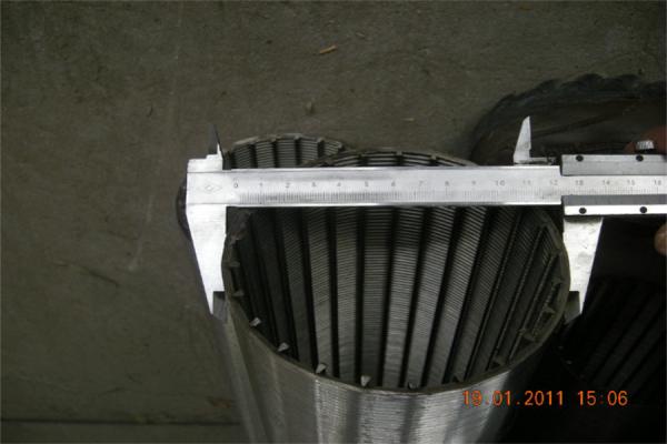 OD 126mm Continuous Slot Screen Stainless Steel AISI 316 Tube