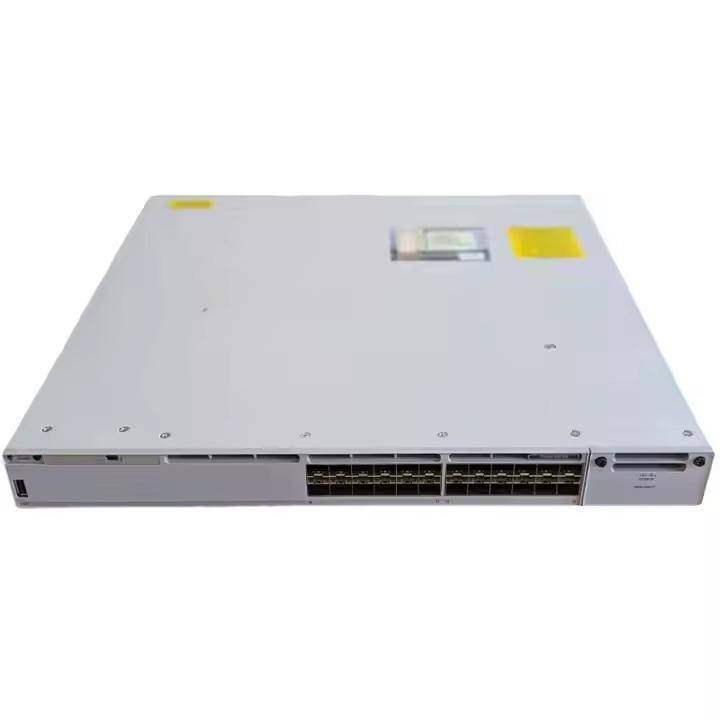 Original New Cisco C9300-24S-A Network Switch with 24 Gigabit SFP Ports POE Function and Modular Uplink