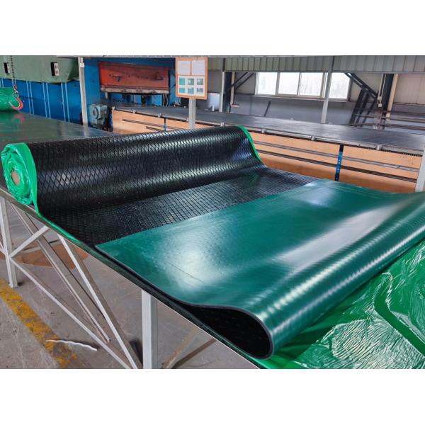 Conveyor Pulley Lagging Rubber Sheet Head Pulley Diamond Grooved Rubber Pulley Lagging