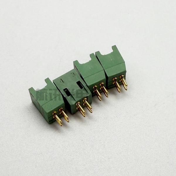 Jl24-04zjb 4-Core Straight Pin PCB Welding Socket Rectangular Aviation Connector.