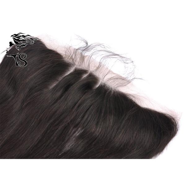 4x13 Swiss Lace Frontal Closure Three Part Silky Straight Unprocessed Human Hair Lace Frontal
