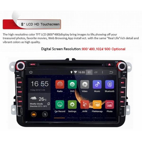 Ouchuangbo Pure Android 4.4 DVD Radio Stereo Bluetooth USB for Volkswagen Golf MK5 /Caddy