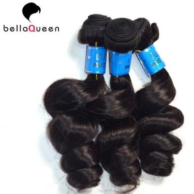 Cabelo humano de Remy do birmanês natural de 100%, extensões fracas do cabelo da onda de 10-30 polegadas