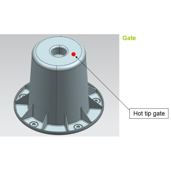 H13 Complex Plastic Cover Mould Black Santoprene XFMR Indoor Stain Relief